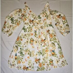 Disney Colleen Atwood Alice Through Looking Glass Dress Size XS Floral Whimsical